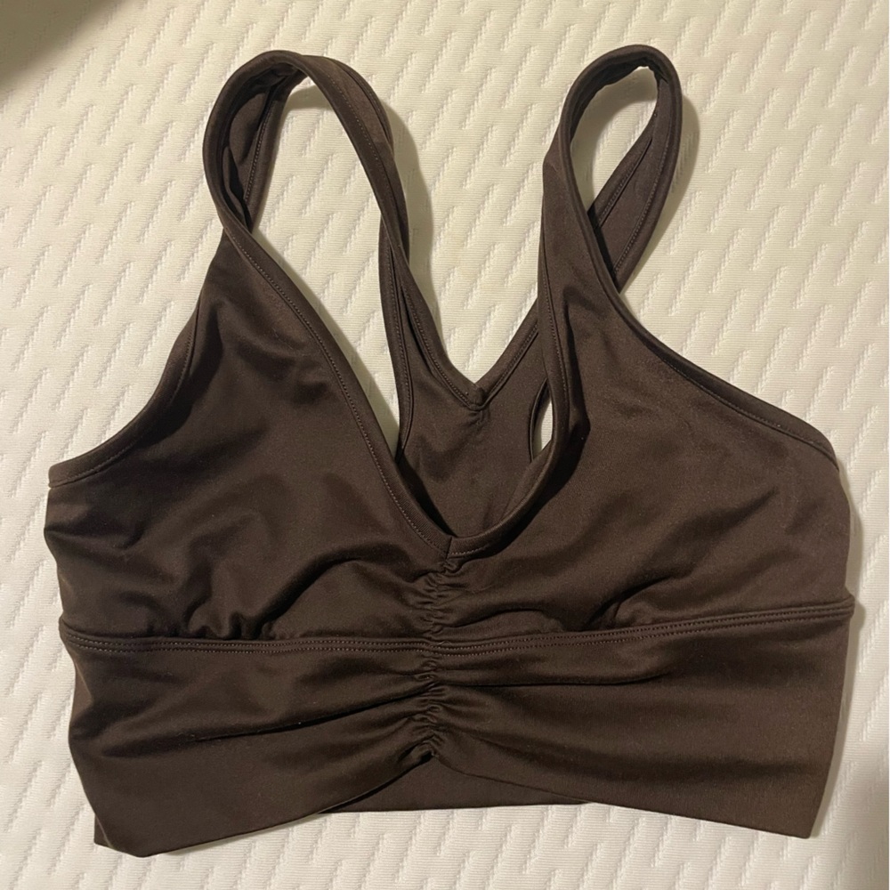 Chocolate Brown Alo Sports Bra